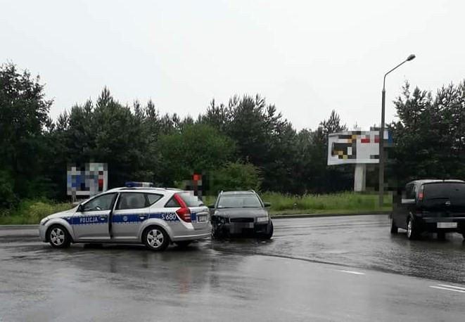 Ryzykowany manewr, który zakończył się kolizją