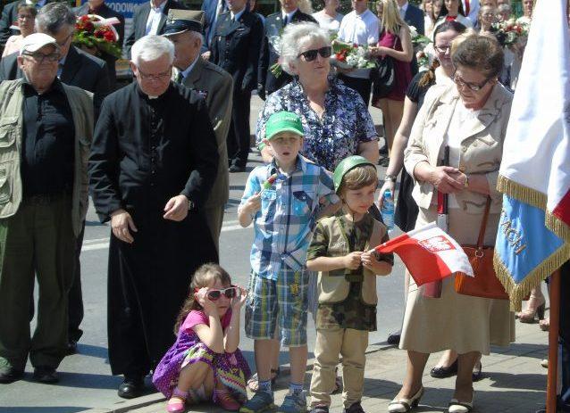 Król Stanisław pod starachowickim pomnikiem niepodległości!