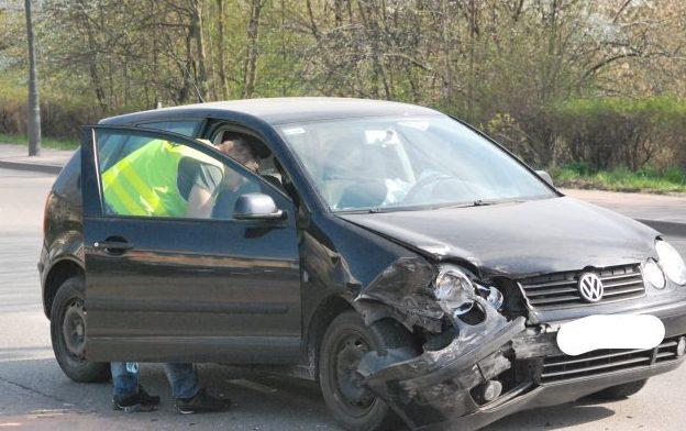 PECHOWY PIĄTEK, 13-GO: kolizja na ul. marszałka Piłsudskiego [ZDJĘCIA]