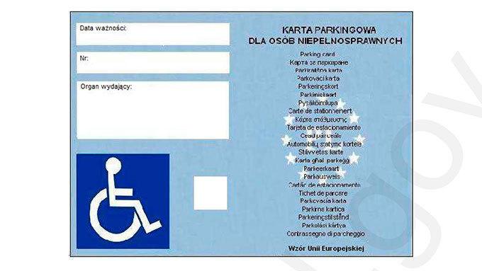 Karta parkingowa ułatwia życie