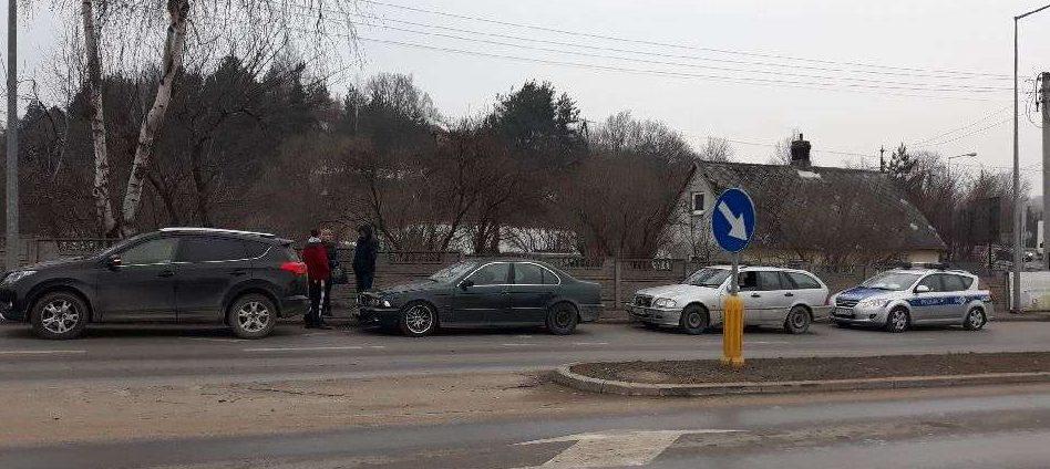 Trzy auta potłuczone