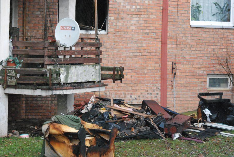 Znamy wstępną przyczynę pożaru w bloku przy ul. Pustowójtówny [ZDJĘCIA]