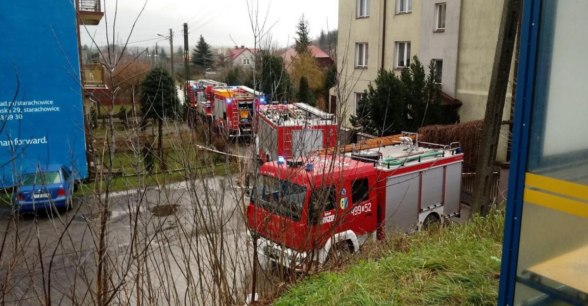 Pożar na chwilę przed Wigilią