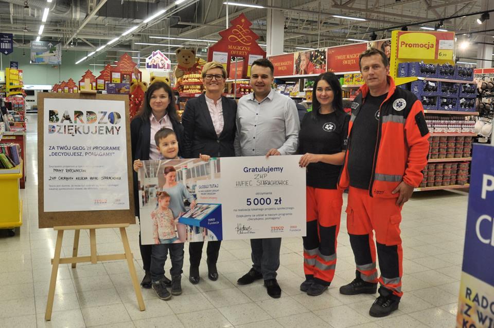 Tesco dało kasę Harcerskiej Grupie Ratowniczej!
