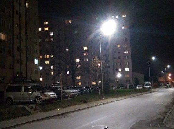 Oświetlenie na finiszu