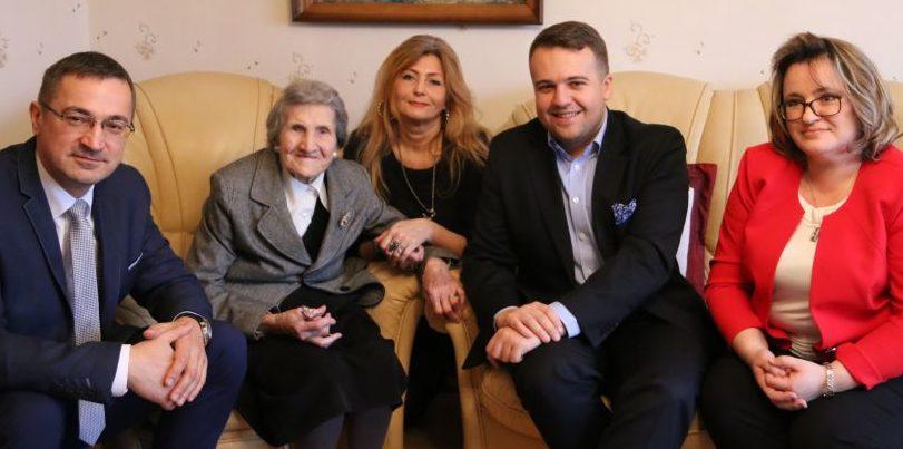 Pani Leokadia urodziła się ne terenie carskiej Rosji. Dziś ma 100 lat.