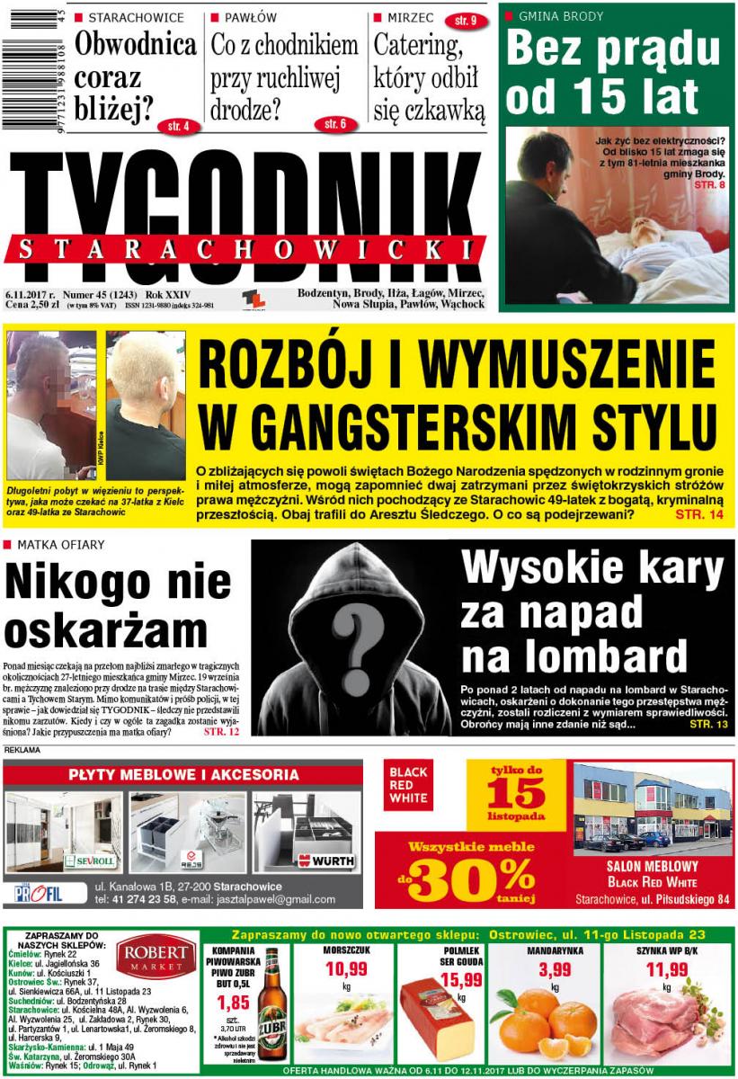 Najnowszy numer 45 Tygodnika Starachowickiego już w kioskach