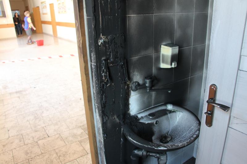 Pożar w Szkole Podstawowej w Świętej Katarzynie