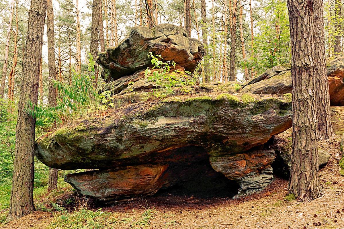 Jaskinie w rezerwacie „Skały w Krynkach”