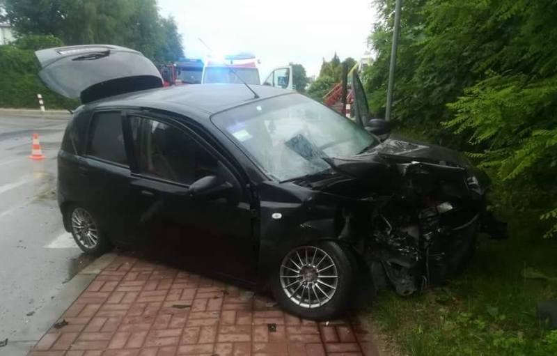 Poranna kraksa mogła mieć tragiczny finał