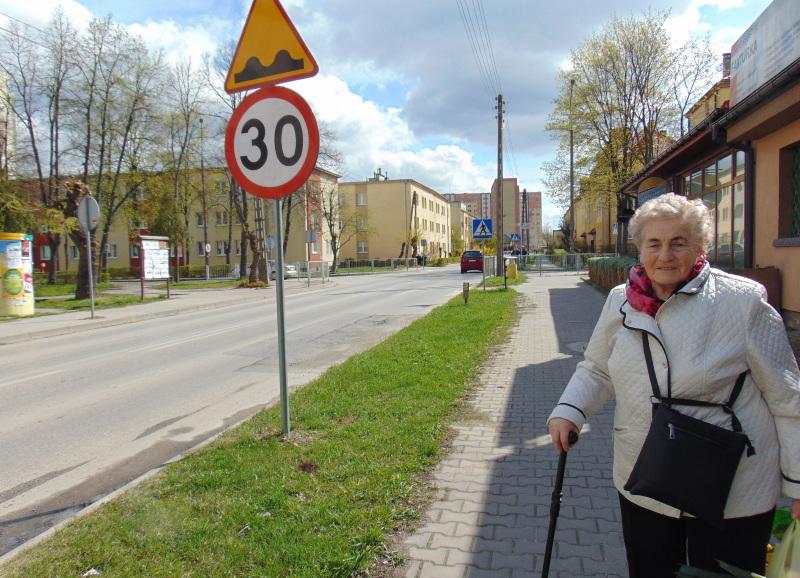 Ograniczenie na popsutą drogę