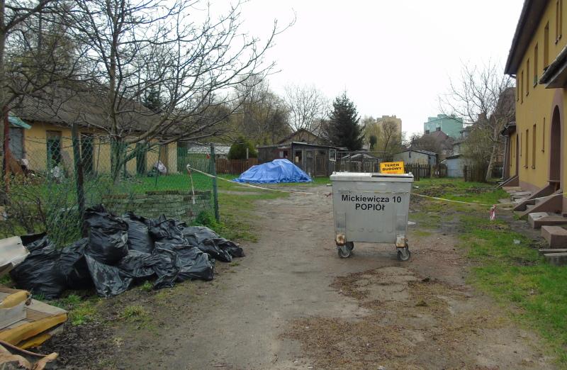 Bałagan po pożarze