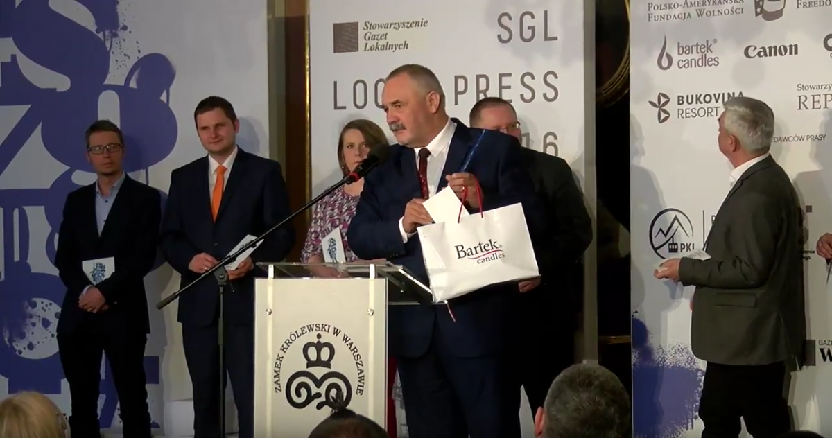 Nagroda główna dla Tygodnika w konkursie SGL Local Press 2016