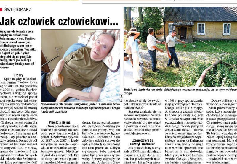 Nadal walczy o drogę