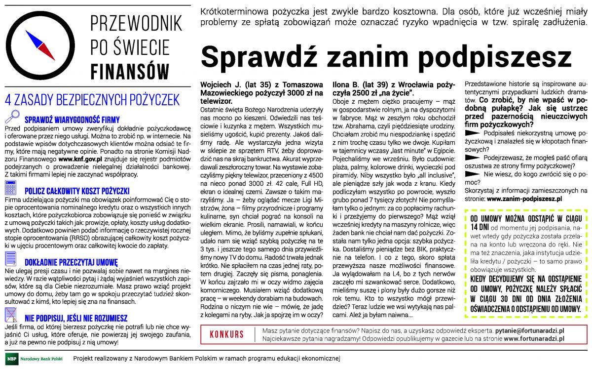 Sprawdź zanim podpiszesz