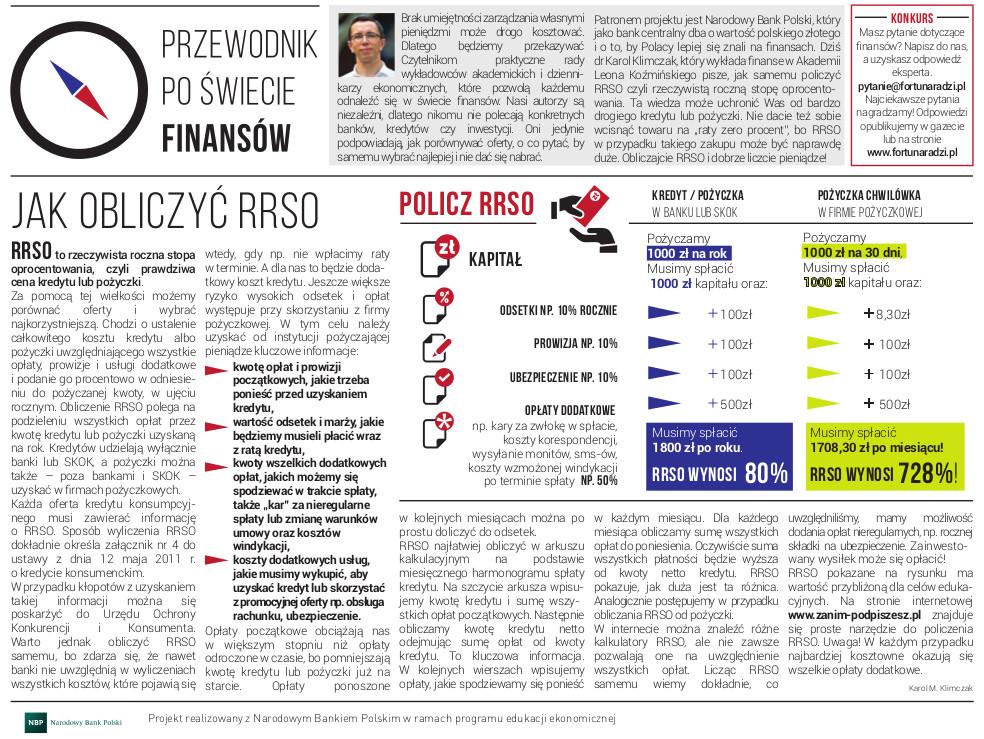 Jak obliczyć RRSO