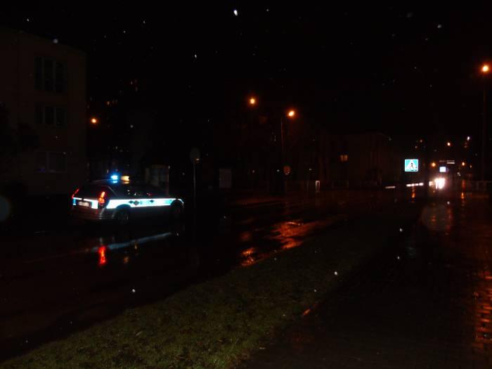 Nietrzeźwy wkroczył na jezdnię