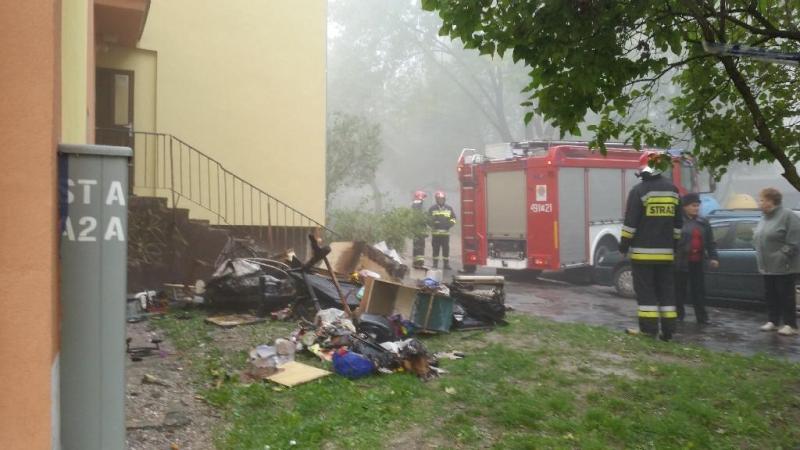 Strażacy nie mają wątpliwości. To było podpalenie.