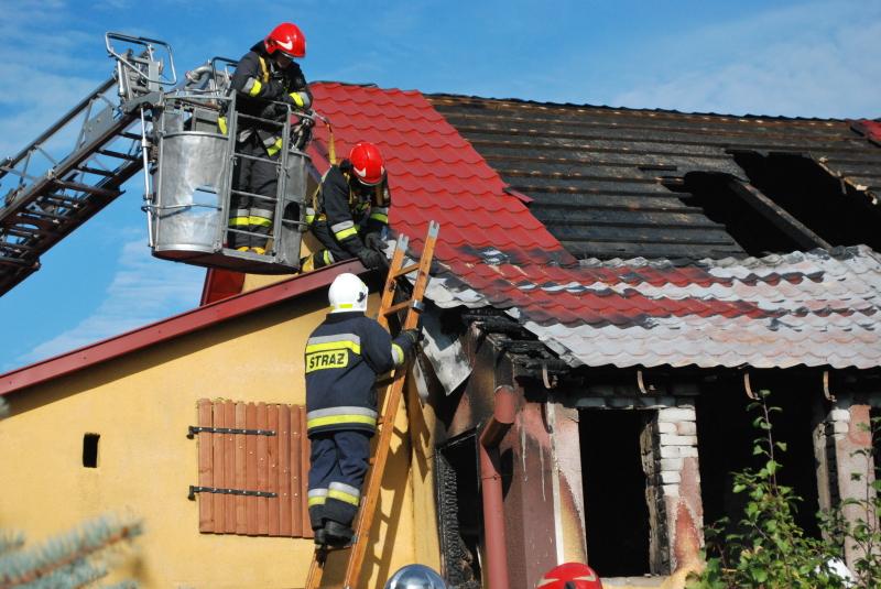 W pożarze zginął 63 - letni mężczyzna