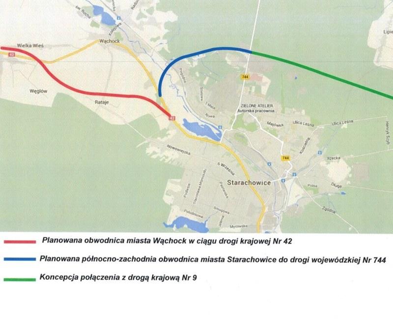 Budowa obwodnicy Wąchocka
