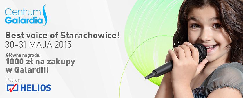 „Best voice of Starachowice” już w najbliższy  weekend w Centrum Galardia