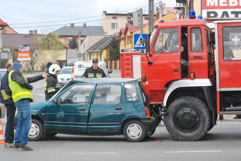 Strażacki wóz na ćwiczenia nie dojechał