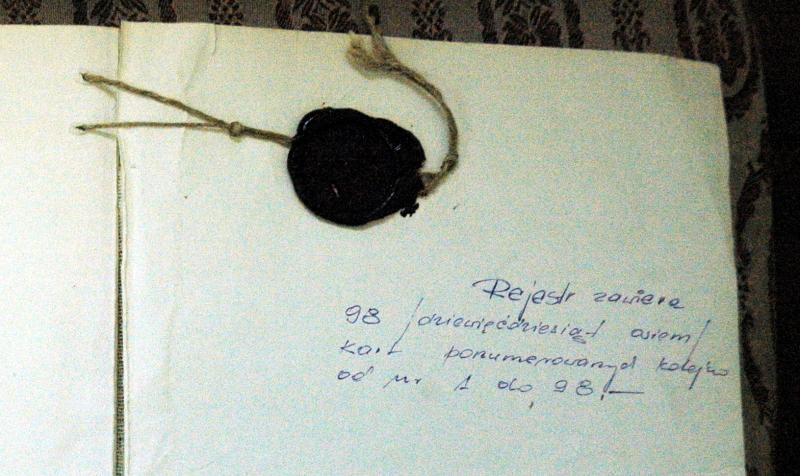 Rejestr tajnych współpracowników na śmietniku