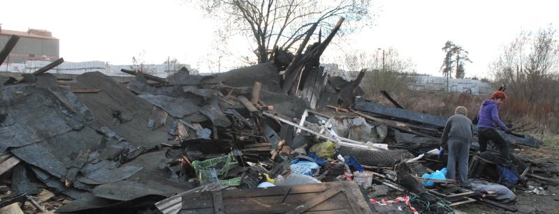 Bugaj płonie, a podpalacza brak