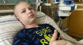Oskar już w domu, po przeszczepie szpiku dochodzi do siebie