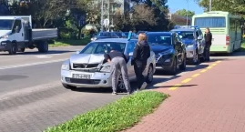 Kolizja przy Al. Armii Krajowej w Starachowicach