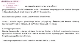 Wesele w Dubaju. Jest protokół z kontroli Kuratorium Oświaty w Kielcach w Szkole Podstawowej nr 10 w Starachowicach