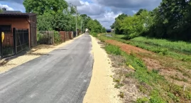 Ul. Pasternik i Nad Kamienną z asfaltem