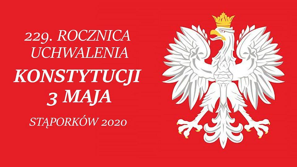 Skromne obchody święta Konstytucji 3 Maja