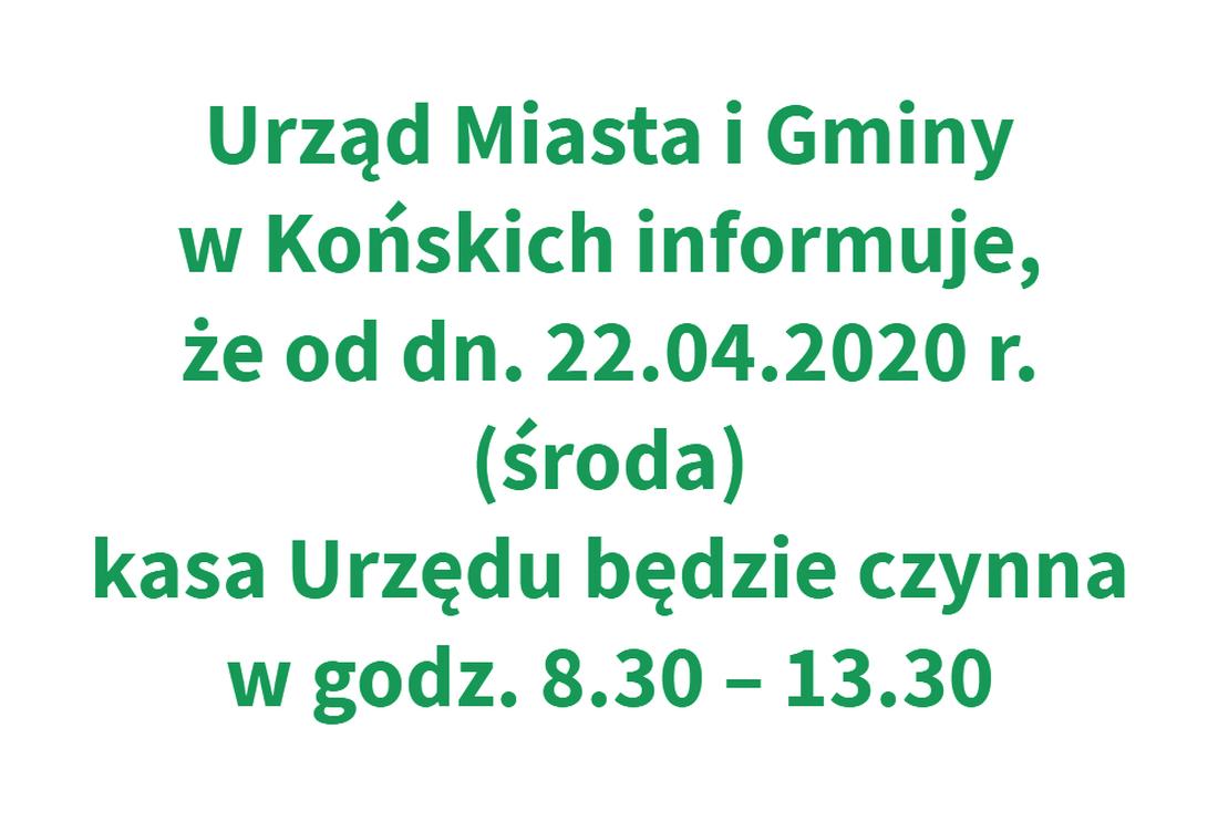 Kasa w koneckim magistracie ponownie otwarta