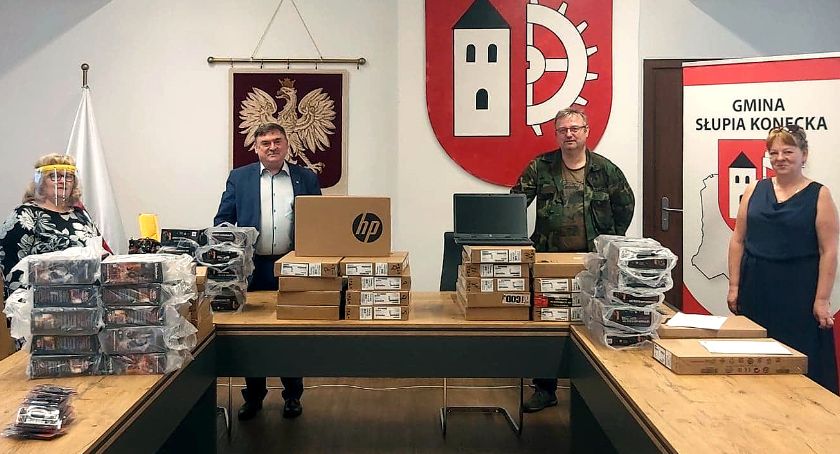 Laptopy dla szkół gminy Słupia Konecka
