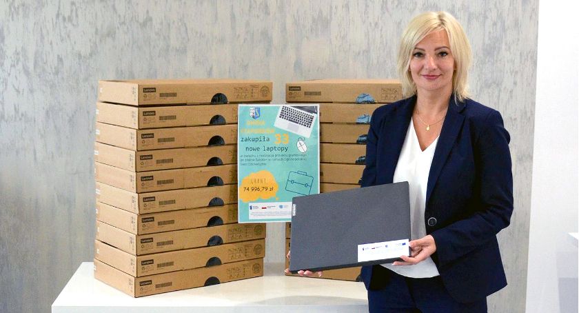GMINA STĄPORKÓW. Zakupili kolejne komputery do nauki zdalnej