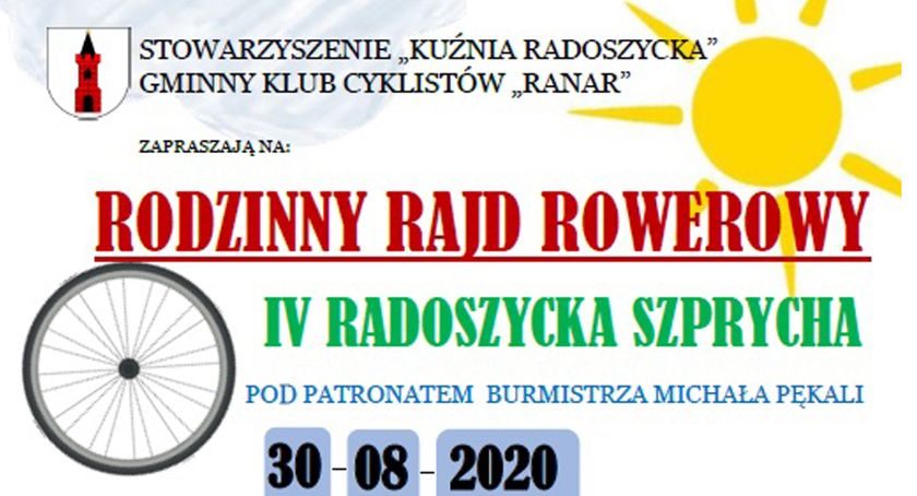 Gmina Radoszyce zaprasza na rajd rowerowy