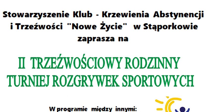 GMINA STĄPORKÓW. Zapraszają na trzeźwościowy turniej rodzinny