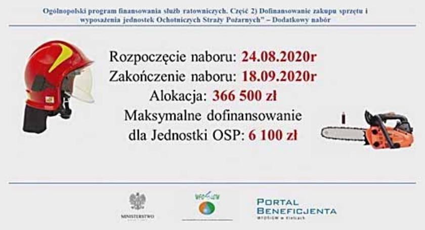 Inwestycja w straże to nasze bezpieczeństwo