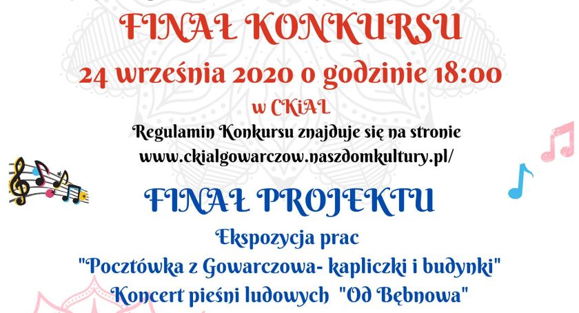 GMINA GOWARCZÓW. Zbliża się finał I Konkursu „Lokalne RękoDZIEŁO”