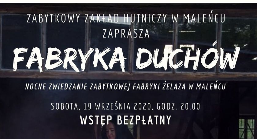GMINA RUDA MALENIECKA. Zapraszają na podróż w czasie, czyli „Fabrykę Duchów”