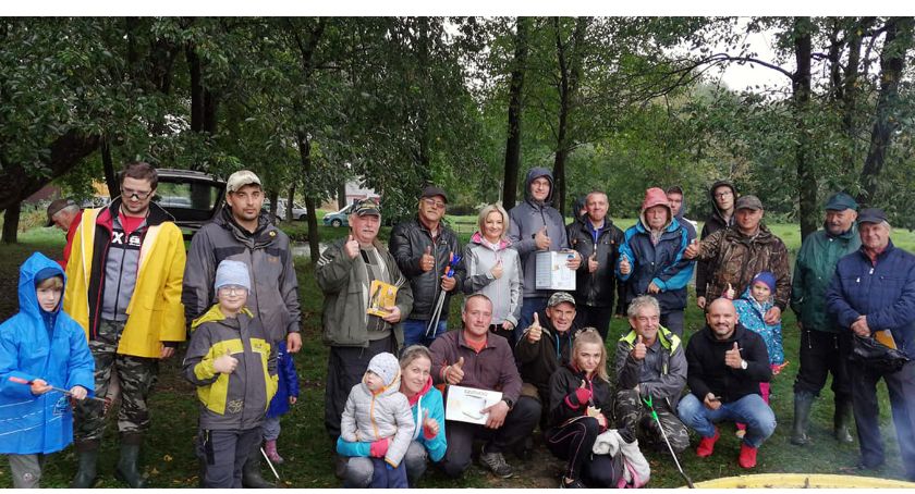 GMINA STĄPORKÓW. Deszczowy wędkarski piknik rodzinny