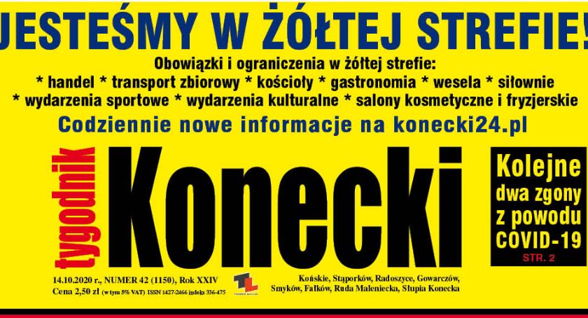 Dzis środa! Nowy numer TYGODNIKA KONECKIEGO już w kioskach i dobrych sklepach