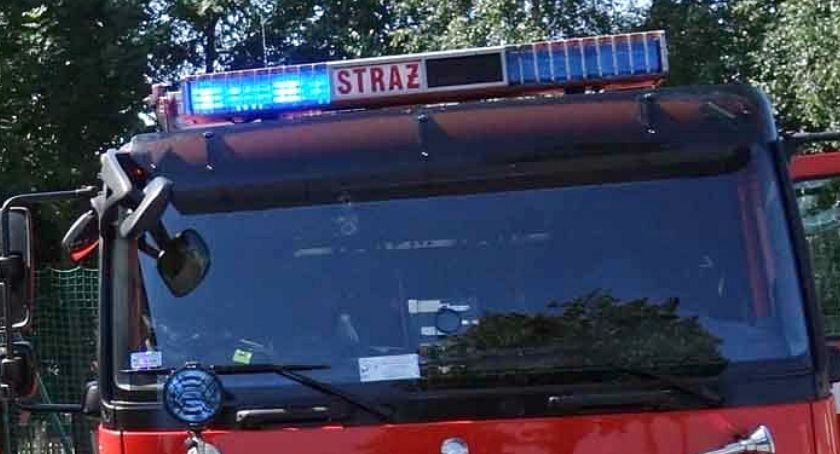 GMINA KOŃSKIE. Częściowo spaliła się stodoła