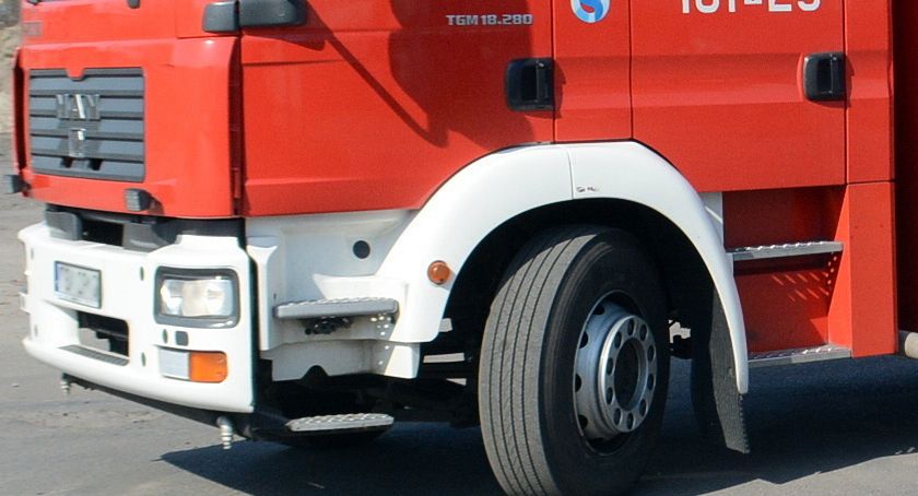 KOŃSKIE. Zapalił się gaz na ulicy