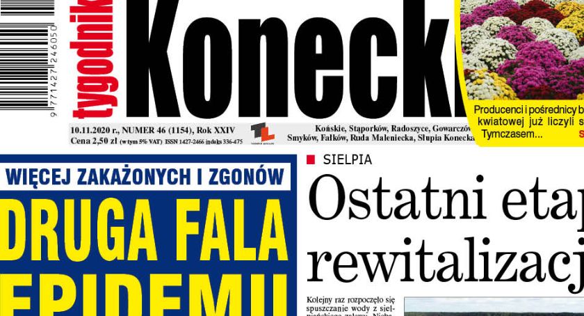 Wyjątkowo we wtorek. TYGODNIK KONECKI już w sprzedaży. Zapraszamy