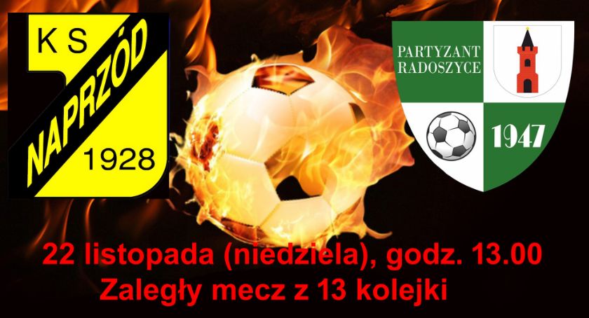 Partyzant Radoszyce odrobi ligową zaległość i zakończy rundę jesienną