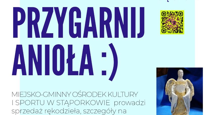 65 aniołów na 65-lecie instytucji kultury w Stąporkowie