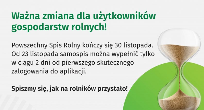 Dziś ostatni dzień Powszechnego Spisu Rolnego!