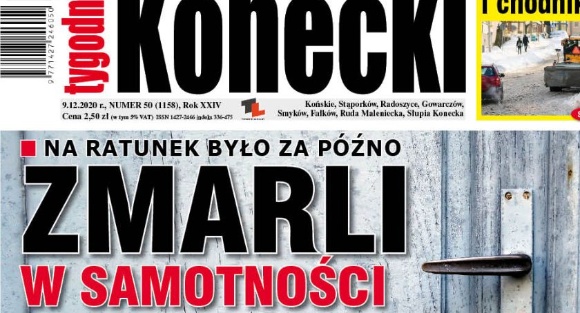 Dziś środa! Najnowszy numer Tygodnika Koneckiego już w sprzedaży.
